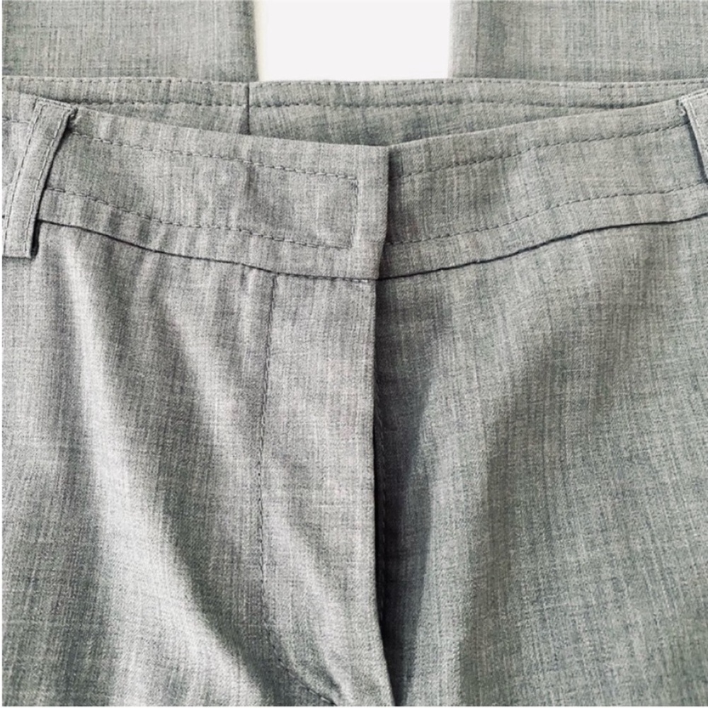 Akris Punto Women’s Pants Trousers Gray Straight Leg Stretch 100% wool size 8 - Picture 9 of 13